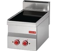 Réchaud vitrocéramique - 2 feux - 3,6 kW - Gastro M - - Acier inoxydable x600xmm NC