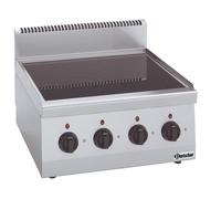 Réchaud vitrocéramique - 4 foyers - 8 kW - L 600 x P 600 mm - Bartscher