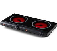 DOMO Réchaud vitrocéramique DO339KP 2 feux 2500 W