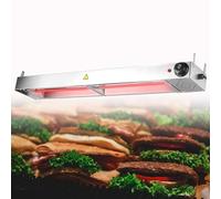 Réchauffement des Aliments 36 Pouces - Cuisine Réchauffement des Aliments Lampe chauffante, Chauffage à Bande Commerciale, température réglable 30-85 ℃, Buffet de réchauffement des Aliments, 60 cm