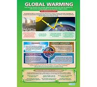 Réchauffement planétaire | Affiches géographiques | Papier laminé brillant mesurant 850 mm x 594 mm (A1) | Affiches de classe géographique | Cartes éducatives par Daydream Education