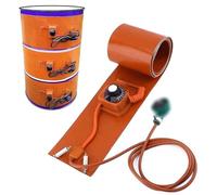 réchauffeur à tambour en métal Ceinture Chauffante Électrique En Silicone For Baril De Pétrole, 110/220 V, Avec Thermostat Réglable 30-150 °C, For Le Chauffage(100L 250 * 1200MM 1500W)