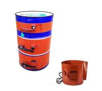 réchauffeur à tambour en métal Chauffe-fût En Silicone, Bande Chauffante Robuste Avec Thermostat Réglable De 30 À 150 °C, For Chauffage Industriel.(Digital,200L 250 * 1740MM 3000W)