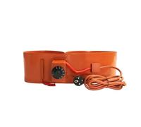 réchauffeur à tambour en métal Chauffe-fût Métallique, Coussin Chauffant Électrique En Silicone Avec Thermostat, Coussin Chauffant En Silicone Résistant For Vannes, Instruments(Knob,20L 200*860 800W)