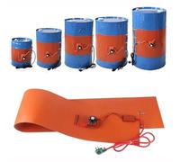 réchauffeur à tambour en métal Réchauffeur De Fût D'huile Métallique, Bande Chauffante For Seau 110/220, Bande Chauffante En Caoutchouc Silicone,(80L 350x1000 1800W)
