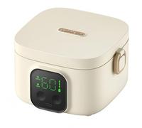 Réchauffeur alimentaire électrique portable, double capacité 500 ml/800 ml avec affichage numérique et recharge USB-C, fonctions de chauffage et de maintien au chaud, 162 x 150 x 100 mm pour la 500ml