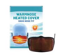 Réchauffeur chauffant générique | Couverture coupe-vent | Tapis chauffant pour nez respirant avec doublure intérieure douce, pour l'hiver dans les climats froids, le camping, la randonnée, la navette