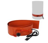 Réchauffeur de Baril d'huile avec Thermostat Réglable,Chauffe-fût à Ceinture chauffante en Caoutchouc Silicone pour Fût De Graisse 200L/55Gallon,150L 1520 * 250 2000W