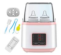 Réchauffeur de biberon ＆ Température de stérilisure réglable Readable bouteille portable Télécommande chauffage des aliments pour bébé avec écran LCD pour le lait maternel ou formule, style 2
