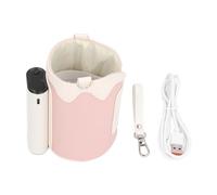 Réchauffeur de Bouteille Portable, 21 Engrenages TEMP TEMP Réglable Rechargeable Sac de Réchauffeur de Lait pour la Maison, adapté à la Plupart des Bouteilles, Contrôle de la