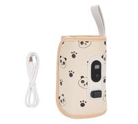 Réchauffeur de Bouteille Rapide 21 Paramètres de Température Précise Travel Friendly PU Leather Home ou Utilisation Extérieure pour Diverses Bouteilles de bébé Affichage LED à