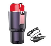 Réchauffeur De Café De Voiture - Chauffeur De Café 2 En 1 Et Chaudière À Eau Plus Fraîche, Expanseur De Tasse De Voiture, Support De Boisson, Support De Bouteille D'eau Pour Les Déplacements/Routier