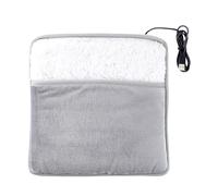 Réchauffeur de chauffage à pied - Velvet doux réchauffeur de pied électrique | Réchaufffeur piied électrique d'hiver, combo de chaleur et de massage, couvercle doux rapide pour chambre repos intérieu