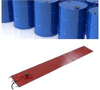 Réchauffeur de fût D'Huile en Métal pour fût D'Huile de 53/55 Gallons, pour fût D'Huile de Miel, Enveloppe Chauffante Électrique en Silicone pour fût D'Huile en Métal, avec Thermostat Rotatif Réglabl