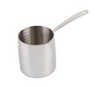 Réchauffeur de Lait et de Beurre, Cafetière Turque, Triple Plaque de Fusion en Acier Inoxydable Avec Trous Gradués Précis, pour Cuisinières à Induction, à Gaz Ou électriques(900ML)