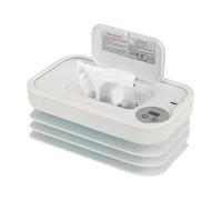 Réchauffeur de lingette pour bébé - 4,72 pouces Conteneur de lingettes pliables pour bébés, distributeur avec électricité USB, chauffage de lingettes en voiture, en cours de giron