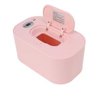 Réchauffeur de Lingette pour bébé, 5 Modes Distributeur de Lingette pour bébé Portable, Chauffage de Couches de Charge USB, Plaque de Chauffage Supérieure, Chauffage Rapide, (Rosé)
