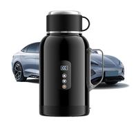 Réchauffeur de liquide automobile - Récipient portable 12 V 24 V, récipient à ébullition à température rapide, capteur intelligent de protection contre les brûlures à sec, poignée ergonomique avec bec
