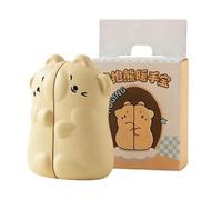 Réchauffeur de Main d'ours - Réchauffeur magnétique ABS de 3,94 Pouces | Électrique Portable 3600mAh - Mignon pour l'hiver Camping Ski Bureau Maison Loisirs de Plein air Chauffe-Mains Idée Cadeau