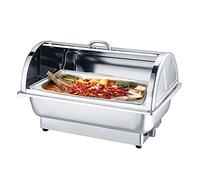 Réchauffeur de nourriture électrique de 9 L avec couvercles pour fêtes, serveurs de buffet commerciaux et réchauffeur pour garder les aliments frais, 600 W () décoration