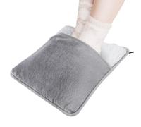 Réchauffeur De Pied Électrique - Tampon À Pied Chauffant Doux Avec Température Réglable, Chauffage Rapide En Peluche Chauffante Pour Les Pieds Froids En Relief, Coussin De Chauffage - Utilisation D'hi