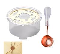 Réchauffeur de sceau de et cuillère, ensemble de sceau de Kit de lettres, | Cuillère à sceau de pour enveloppe de mariage, lettre, cartes d'invitation