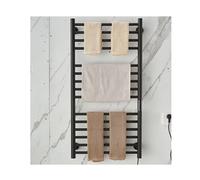 Réchauffeur de Serviette à 15 Bar pour la Salle de Bain en Acier Inoxydable séchage séchage Mur Mur à température constante Bouchon Finition Noire dans Le Chauffeur de Serviette WFJ