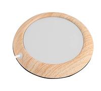 Réchauffeur de Tasse à café, Chauffe-Boisson électrique portatif à Chauffage Rapide, Port USB 5V, Convient à la Plupart des Tasses en Acier(Light Walnut Grain)