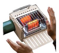 Réchauffeur de tente de camping - Réchaud réglable de 15 cm, dispositif de chauffage par climat froid | Équipement de chaleur extérieur portable pour l'alpinisme Aventur