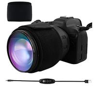 Réchauffeur d'objectif - Chauffage de rosée pour Objectif d'appareil Photo Bande chauffante USB, Réchauffeur de Lentille avec régulateur de température, Noir Chauffe-Lentille Chauffage de Rosée