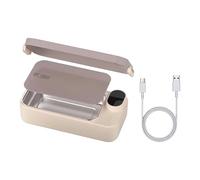 Réchauffeur électrique - 26 x 12 x 7 cm | Boîte à lunch sans fil avec récipient en acier | Schiscetta pour adolescents adultes travail voyage école Meal Prep