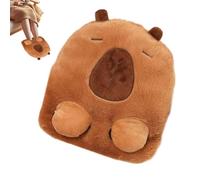 Réchauffeur En Peluche Chauffant USB - 37 X 32 X 8 Cm, Manchon Thermique Confortable, Poche Pour Les Mains Au Design Animal, Coussin Chauffant Réglable À 3 Réglages, Pieds Confortables | Compagnon Par