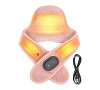 Réchauffeur et masseur pour - Bandeau cervical portable USB avec fonction de vibration, 3 niveaux de chaleur réglables, support ergonomique pour soulager la douleur, idéal pour la maison, uff