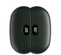 Réchauffeur Mains Magnétique Rechargeable - Chauffage Portable 6000mAh avec Affichage Numérique et 5 Modes de Chaleur, Format Poche pour Hommes et Femmes(Green)