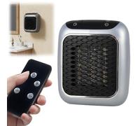 Réchauffeur Mural À Brancher avec Télécommande, Mini Radiateur Électrique Mural pour La Maison, 800 W/Minuterie 12 H, Petit Radiateur Puissant pour Salles De Bain Et Chambres