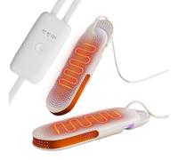 Réchauffeurs de démarrage, sèche-linge portable - Bottes de séchoir à chaussures UV portables Déodorizant,Équipement de chauffage même ignifuge, dissolvant d'odeur à domicile avec minuterie, Orange