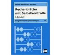 Rechenblätter mit Selbstkontrolle. 5. Schuljahr Müller, Heiner,Vollmer, Uta (Auteur)