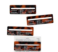 Recherche de carte de Mahjong | Le Guide Portable Acrylique Carey Quatre Pièces - Aide aux Règles de Mahjong | Pour Hommes Femmes Jeu Voyage Compétition Réunion W nd