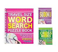 Recherche de mots au format voyage, sudoku et mots croisés, reliure spirale (recherche de mots)