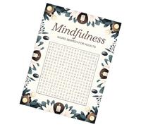 Recherche de mots Carnet d'activités Carnet énigmes avec matériaux en papier recyclé Vert Amusant Hors écran numérique Carnet d'activité