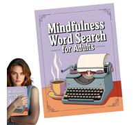 Recherche de mots conscients, livres de recherche de mots, activités de puzzle de mots, jeux d'exercices cérébraux portables, activités de divertissement pour passe-temps salle d'attente