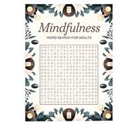 Recherche de mots de pleine conscience, livres de recherche de mots - Puzzles de voyage de voyage,Jeux d'exercice du cerveau, activités de divertissement pour adultes adolescents adolescents