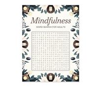 Recherche de mots, livres de recherche de mots pour adultes | Jeu de recherche relaxant pour les personnes âgées - Kit Word Fund pour adultes pour garder l' tranquille, jeux d'activités pour