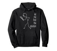 Recherche de Quelque Chose Stick Man Laissez-Moi trouver la Solution Sweat à Capuche