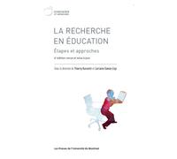 Recherche en éducation, 4e éd. (La): Étapes et approches
