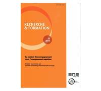 Recherche Et Formation N° 77-2014 - La Posture D'accompagnement Dans L'enseignement Supérieur