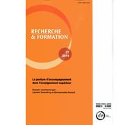 Recherche Et Formation N° 77-2014 - La Posture D'accompagnement Dans L'enseignement Supérieur