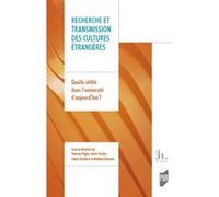 Recherche et transmission des cultures étrangères Thomas Pughe (Auteur), Karin Fischer (Auteur), Claire Decobert (Auteur), Mathieu Bonzom (Auteur)
