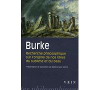 Recherches philosophiques sur l'origine de nos idées du sublime et du beau