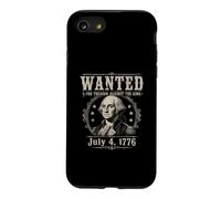 Recherché pour trahison, drôle de 4 Juillet : George Washington Coque pour iPhone SE (2020) / 7/8